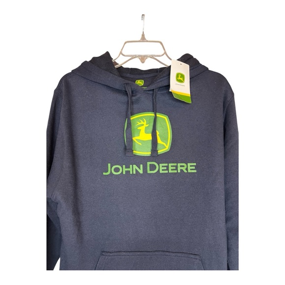 John Deere Men's Dark Blue Hoodie SZ S NWT - Picture 4 of 9